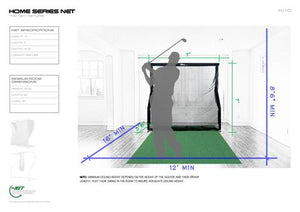 NET RETURN GOLF Home Series v2 Multisport Net (2020 MODEL)