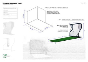 NET RETURN GOLF Home Series v2 Multisport Net (2020 MODEL)