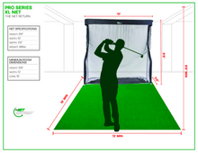Load image into Gallery viewer, THE PRO SERIES XL&#39; GOLF &amp; MULTI-SPORT PRACTICE NET

